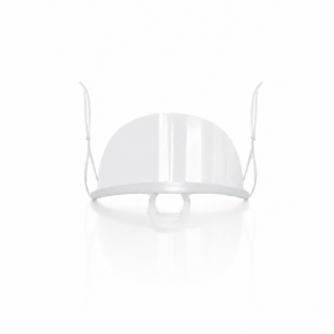 Máscara facial transparente (Branco)